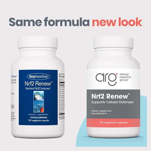 Miniatura 3 de Allergy Research Group ARG Nrf2 Renew - Suplemento de sulforafano - Activador NRF2 con antioxidante y soporte celular - Fórmula botánica - 60
