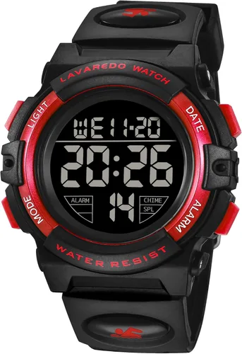 Reloj para niños, reloj para niños de 3 a 15 años, reloj digital deportivo al aire libre, multifuncional, cronógrafo, LED, 50M impermeable, alarma,