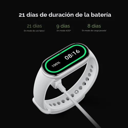Miniatura 12 de XIAOMI Mi Smart Band 10 (2025) Versión Global - Pantalla AMOLED de 1.72" 21 Días de Duración de la Batería Pantalla Táctil, Rastreador Rosa