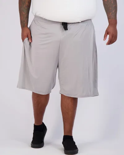 Miniatura 4 de Real Essentials - Big & Tall - Pantalones cortos deportivos para hombre, con tecnología Dry-Fit y Mesh Active, paquete de 3 unidades (Tallas 3X-5X)