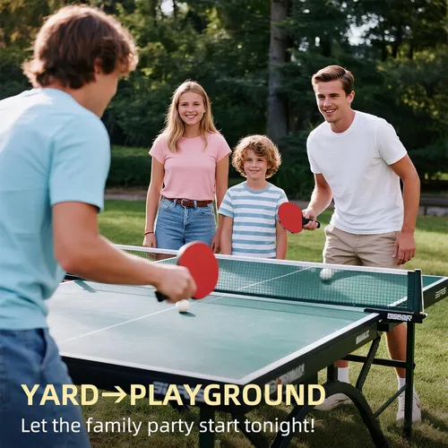 Miniatura 6 de Sportout Juegos de palas de ping pong, remo portátil de tenis de mesa con pelotas, estuche de almacenamiento de primera calidad, raqueta de tenis