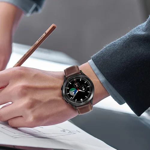 Miniatura 7 de Tasikar Bandas de Cuero Compatibles con Samsung Galaxy Watch 47mm 7/6/5/4 Banda/Watch 6 Classic 43mm 47mm/Watch 5 Pro Banda, Correa de Cuero Genuina