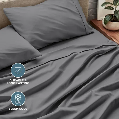 Miniatura 5 de Bare Home Juego de Sábanas Queen - Bolsillos Profundos de 22" - Microfibra Ultra-Suave de Lujo 1800 Sábanas de Cama Queen - Doble Cepillado - Ajuste