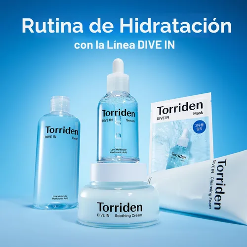 Miniatura 9 de Torriden Máscara facial de ácido hialurónico DIVE IN (10 hojas), mascarilla coreana de hidratación profunda, pantenol y alantoína, mascarilla
