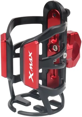 Miniatura 4 de M - Soporte para botellas de bebidas CNC para bebidas de agua montado para Yamaha XMAX300 400 125 X-MAX 125 250 300 400 Y (Color negro)