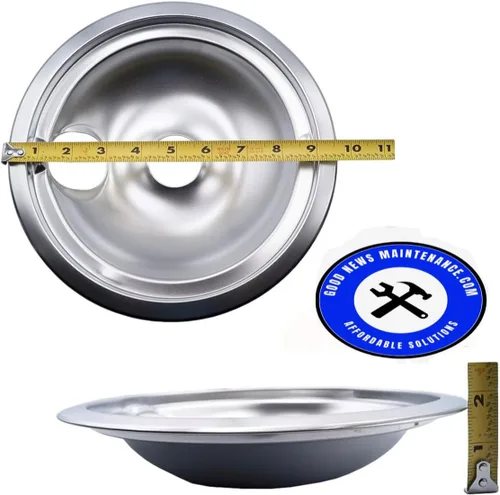 Miniatura 3 de WB31M15 y WB31M16 - Sartenes de goteo Reemplazo compatible para GE/Hotpoint. Cubiertas para quemadores de estufas eléctricas generales y sartenes