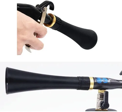Miniatura 2 de BIAOMEI Pieza de repuesto de fábrica genuina de cono de goma de plástico para pistola de limpieza de coche negro z-020 y herramienta de soplado