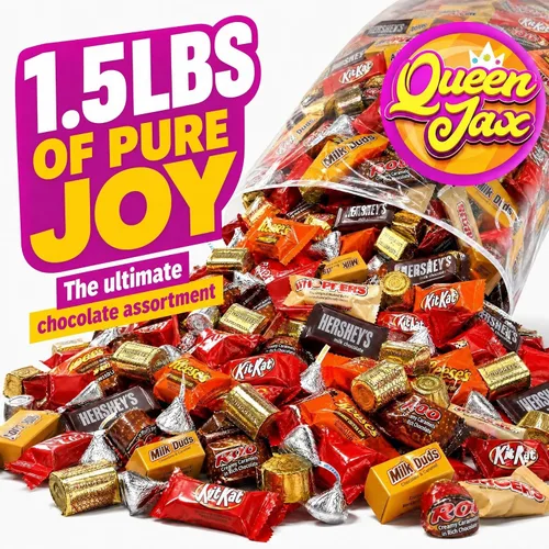 Miniatura 3 de Paquete Surtido de Dulces de Chocolate a Granel – 1.5 Lb Mezcla de Dulces de Chocolate a Granel – Dulces de Chocolate a Granel – Chocolate – Barras