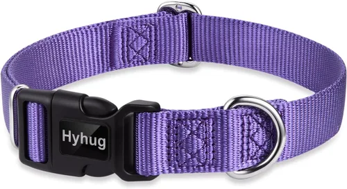Miniatura 17 de Hyhug Pets - Collar clásico para perros de la colección regular de color sólido (S, negro)