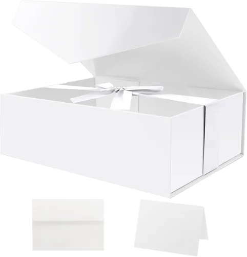 Miniatura 22 de HAPPY POTATO Caja de regalo grande con tapa y cinta, caja de propuesta de padrino, caja de regalo magnética para regalos