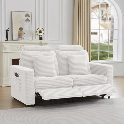 Miniatura 2 de RARZOE Módulo de Reposabrazos para Sofá Seccional Modular, Reposabrazos de Pana Módulo de Sofá Modular Parte Lateral para Sala de Estar Sofá