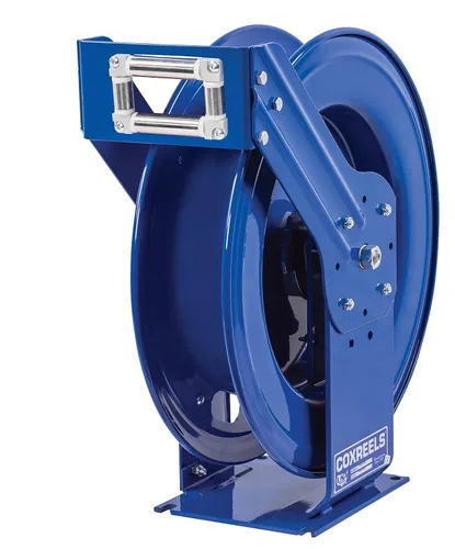 Coxreels TSHL-N-650 Carrete de manguera con resorte de trabajo pesado Supreme Duty para aire/agua/aceite: 1" I.D., capacidad de manguera de 50',