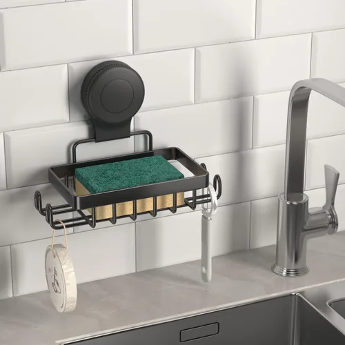 Miniatura 9 de Portajabón bandeja para jabón en barra con ventosa, soporte para champú en barra para pared de ducha, bandeja escurridor ahorradora de jabón