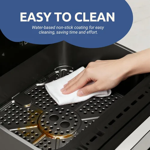 Miniatura 6 de Freidora de aire de 8 cuartos de galón de gran capacidad, horno freidora de aire digital 8 en 1 con circulación de aire rápida, control táctil
