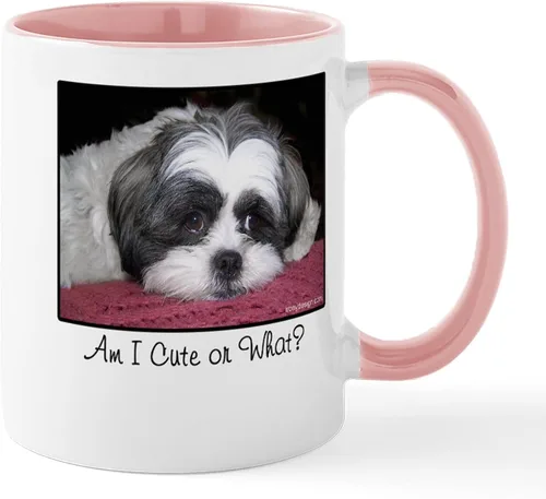 Miniatura 17 de CafePress Cute Shih Tzu Dog Mugs - Taza de café de cerámica de 11 oz (11.0 fl oz)