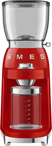 Miniatura 10 de SMEG CGF11 Molinillo de café estilo retro – Molino de fresas con 30 ajustes de molienda, fresas cónicas de acero inoxidable, tolva removible – Azul