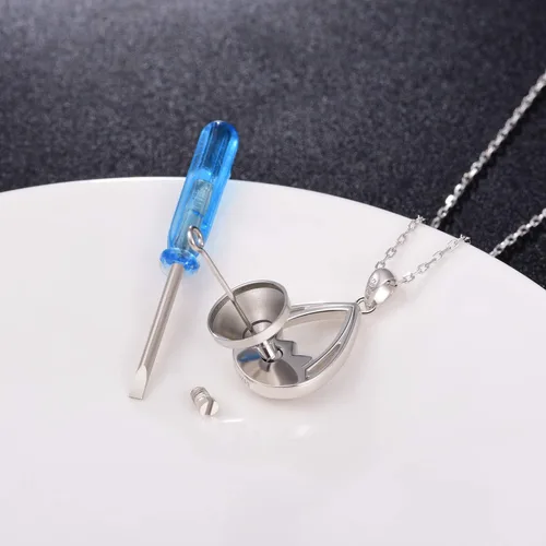 Miniatura 3 de ACJFA 925 - Colgante de plata de ley 925 con colgante para cenizas