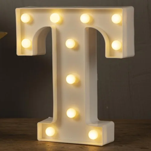 Miniatura 42 de HXWEIYE Letras iluminadas con luces LED, letreros luminosos de marquesina, 26 letras del alfabeto y 10 números para fiestas de cumpleaños, bares