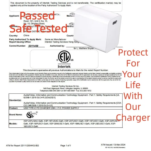 Miniatura 7 de Certificado MFi para cable USB-C a Lightning extralargo de 10 pies con cargador PD de 20 W, 1 paquete Cable de carga rápida de 27 W compatible