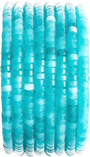 Miniatura 19 de Abalorios de piedra de sodalita azul natural espaciadores 6x3mm 38cm/str Redondos planos sueltos semi piedras preciosas para hacer pulseras