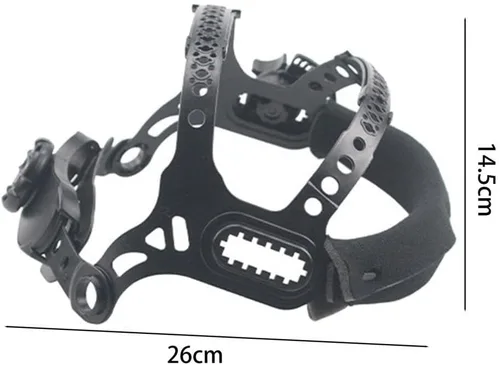 Miniatura 2 de Almencla Sudor orbing casco de soldadura auricular transpirable agujero cuadrado ajustable cabeza aro para soldadura tapa parte accesorios