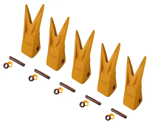 Miniatura 8 de Cubo de excavadora Tiger Rock diente w Pins, compatible con CAT J250 Series- 1U-3252WTL (1)