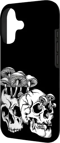 Miniatura 2 de Skull Goth Gothic Occult Emo Satanic Mushroom Skeleton Case for iPhone 17