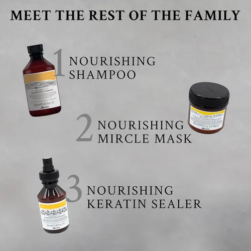 Miniatura 7 de Davines Naturaltech - Paquete nutritivo para la construcción del cabello, reestructuración e hidratación para cabello seco y dañado, con queratina