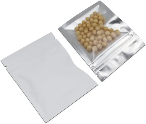 Miniatura 27 de PABCK: Paquete de 100 bolsas transparentes reutilizables con cierre hermético para almacenar alimentos, Negro