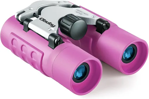 Miniatura 16 de Binoculares reales para niños. Regalos para niños de 3 a 12 años. Niños o niñas. Binoculares compactos de juguete de 8x21 con óptica de alta Azul