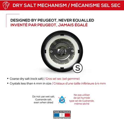 Miniatura 3 de Peugeot Molinillo de sal Paris u'Select, 7.09in. 8.67in, lacado blanco