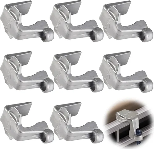 Miniatura 8 de Clips para parachoques de barco, pinzas para guardabarros de barco pontón para acoplamiento, perchas/ajustadores/clips para guardabarros de pontón