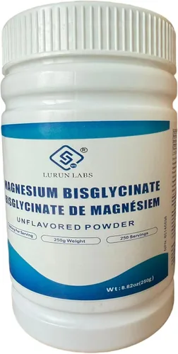 Polvo completamente reaccionado 8.82 oz del bisglicinato del magnesio del aminoácido