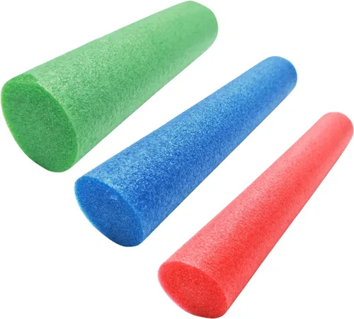 Fideos flotantes para piscina, tubo de espuma de natación súper grueso, palo de natación colorido brillante de 52 pulgadas, accesorios para niños y