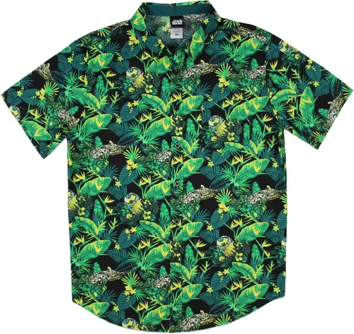 Miniatura 3 de Star Wars Millennium Falcon and R2-D2 Tropical Hawaiian Camisa para hombre