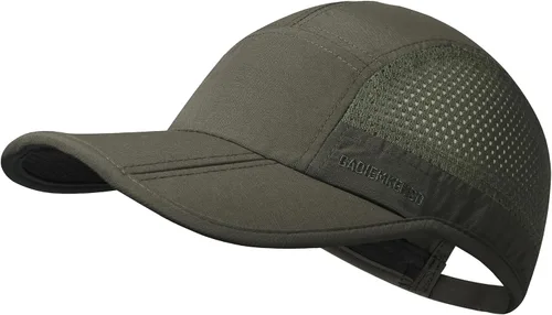 Miniatura 17 de GADIEMKENSD Sombrero plegable para hombre de ala larga con protección solar UPF 50+ Plegable Gris Claro