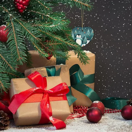 Miniatura 8 de Adorno de Navidad de pingüino, adorno de Navidad 2023, lindo pingüino para bebé, primera Navidad, Navidad, recuerdo, decoración de árbol de Navidad