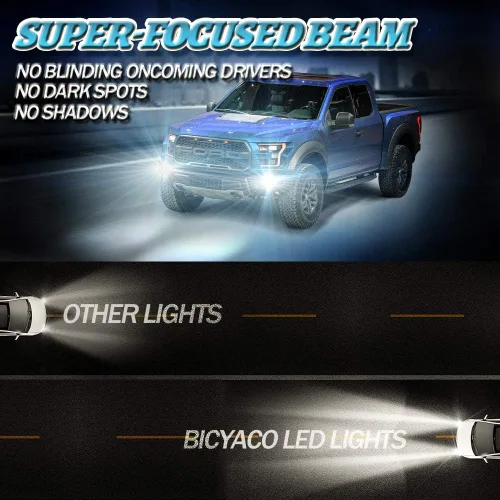 Miniatura 5 de BICYACO Luces antiniebla LED mejoradas para Ford F150 2015-2020, F250 F350 F450 F550 Super Duty 2015-2020, kit de montaje de luces antiniebla LED