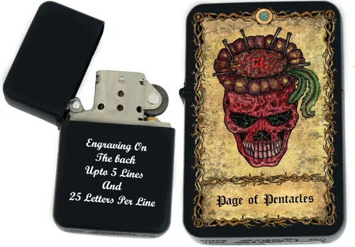 Miniatura 36 de Tarjeta de tarot personalizada, mazo de tarot de huesos eternos mayores, tarjetas coloridas, regalos coleccionables únicos, encendedores a prueba