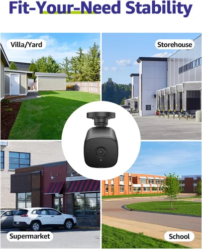 Miniatura 6 de SANNCE FHD 1080p 2MP Cámara de seguridad con cable para el hogar con visión nocturna EXIR de 100 pies, cámaras de vigilancia impermeable IP66