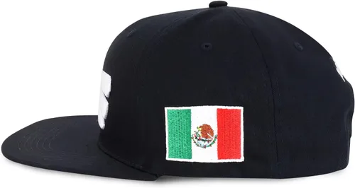 Miniatura 5 de Hecho En Mexico Eagle 3D Bordado Flat Bill Snapback Cap