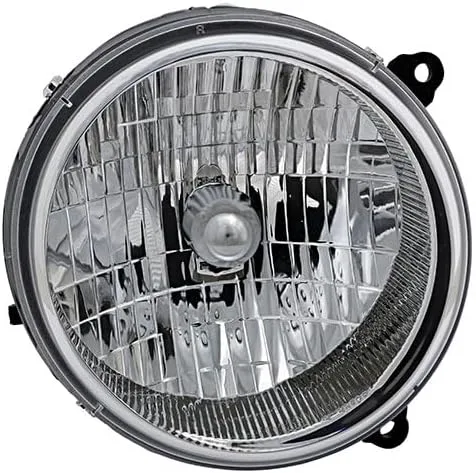 Miniatura 9 de Para Jeep Liberty Faros Lámparas Set 2003 2004 Halógeno Conductor y Pasajero Lado