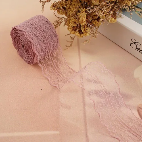 Miniatura 19 de Rollo de cinta de encaje de 120 yardas para costura, baby shower, cumpleaños, despedida de soltera, decoración de boda, embalaje de regalo, ramo