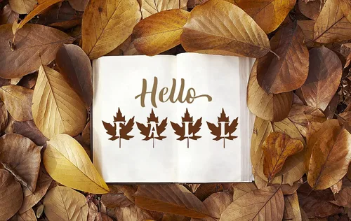 Miniatura 5 de 8 plantillas de pintura de otoño y otoño, plantillas de dibujo de Acción de Gracias, plantillas de plástico para manualidades, decoración del hogar