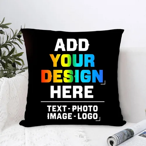 Miniatura 4 de Funda de almohada personalizada con imagen, almohada decorativa personalizada para cualquier imagen, funda de cojín decorativa para cama o sofá