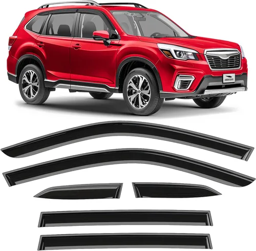 Miniatura 9 de Voron Glass Protectores de lluvia extra duraderos con cinta adhesiva para Honda CR-V (CRV) 2007-2011 SUV, deflectores de ventana, viseras de ventana