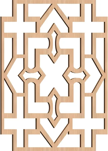Miniatura 35 de Wise Paneles decorativos de madera con calado, extra pequeños, 7 3/8 pulgadas de ancho x 7 3/8 pulgadas de alto x 1/4 pulgadas de alto, roble rojo