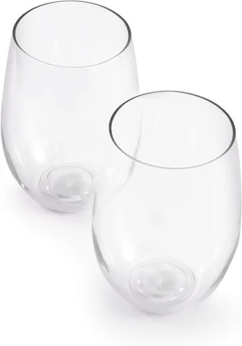 Miniatura 6 de hotder Juego de 4 copas de vino de plástico irrompibles para el hogar, fiestas, 16 onzas, Tritan, sin tallo, para uso en exteriores, irrompibles