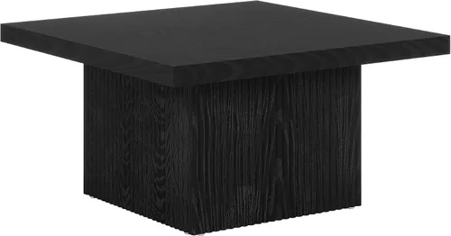 Miniatura 9 de Tribesigns - Mesa de café cuadrada, mesa de café acanalada de 31.5 pulgadas, mesa de centro moderna de mediados de siglo para sala de estar, mesa