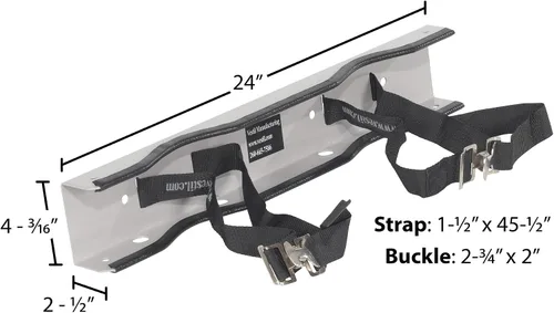 Miniatura 8 de Vestil CB-W-2S Soporte de pared para 2 cilindros, acero, plata